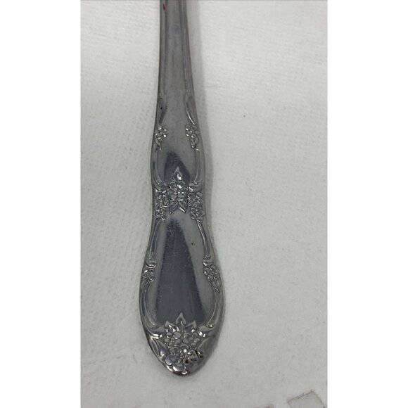 Lot of 7 Oneida FENWAY Dream Glossy Stainless Salad Forks Wm A Rogers Vintage - Picture 2 of 7